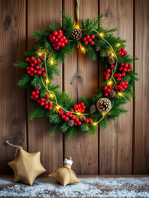 personalized holiday wreath projects