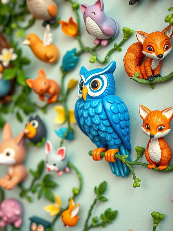 playful animal wall decor