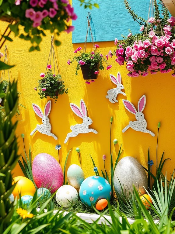 playful bunny egg designs