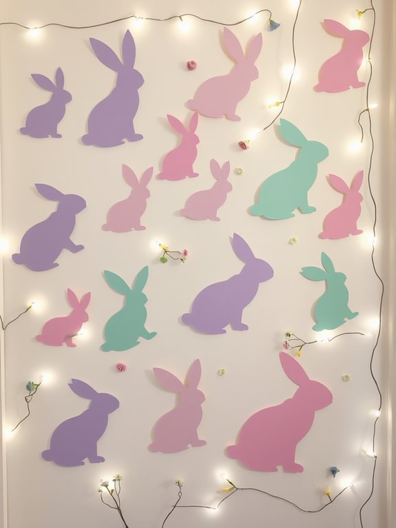 playful bunny shadow designs