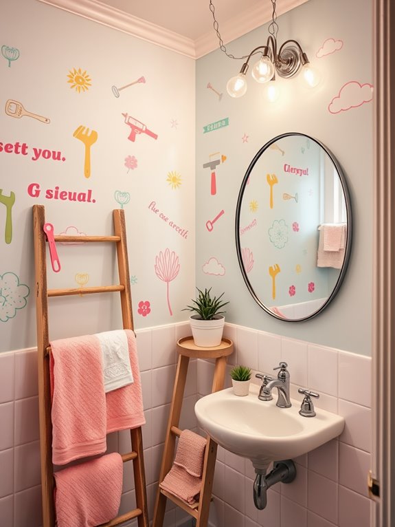 playful decorative wall art