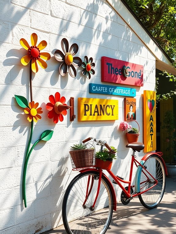 playful decorative wall pieces