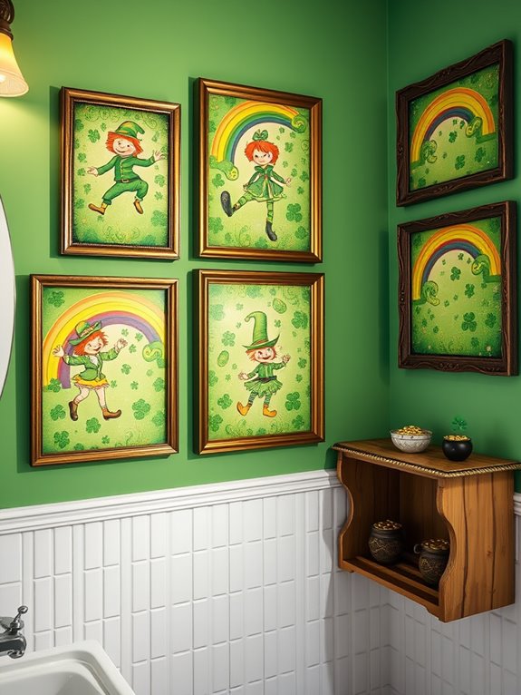 playful irish fairy artwork