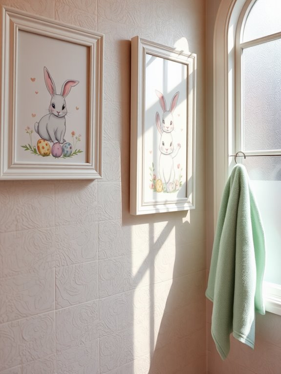 playful rabbit art designs