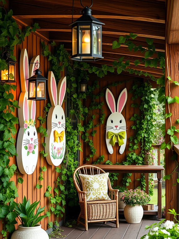 playful rabbit decor design