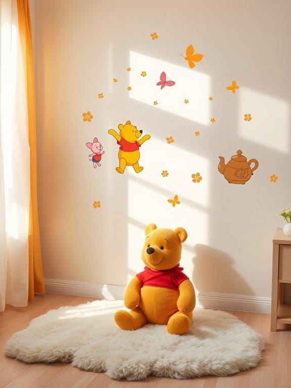 pooh quotes wall decor