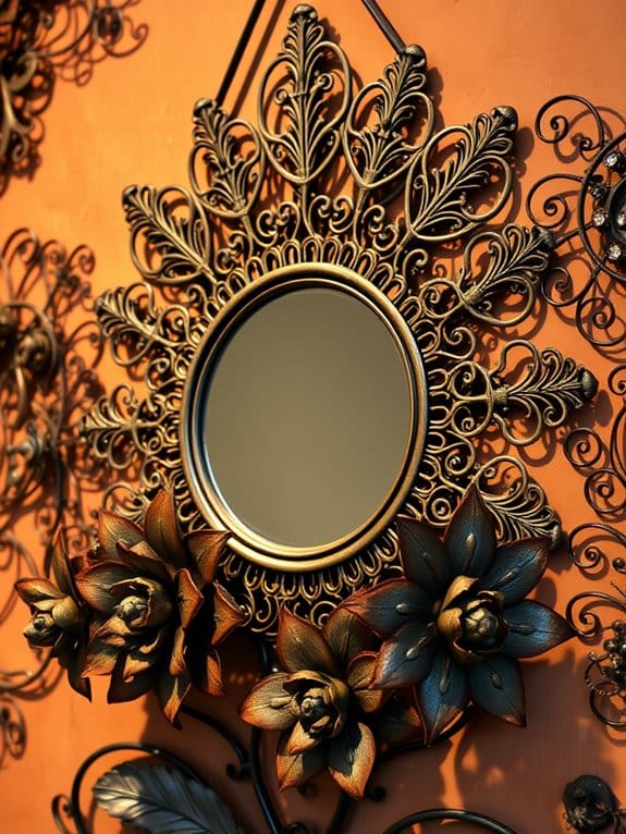 retro decorative metal artwork