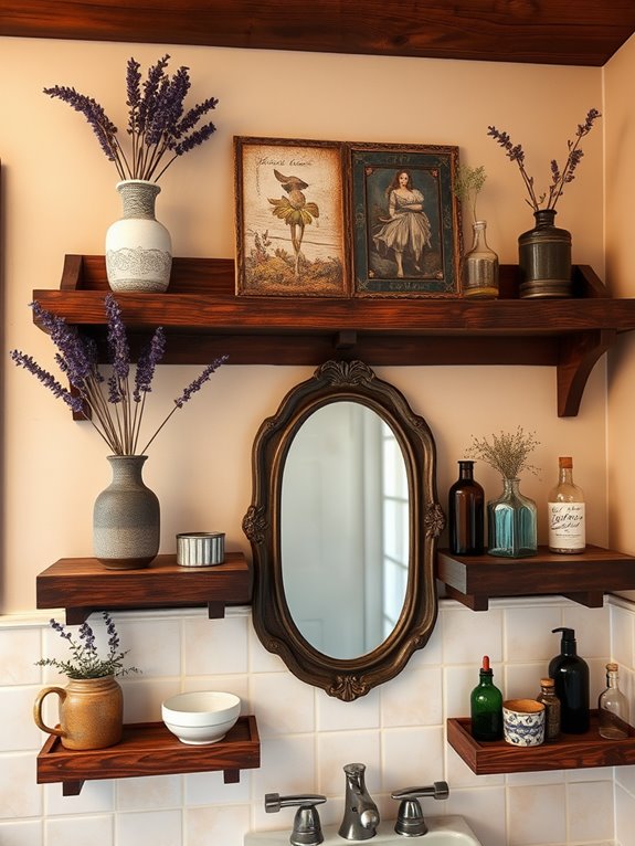 retro style shelving units
