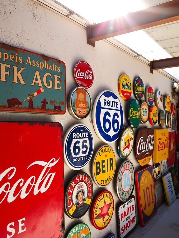 retro vintage signage appeal