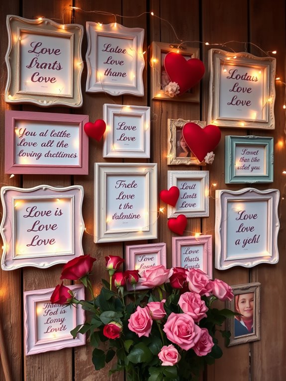 romantic expressions in frames
