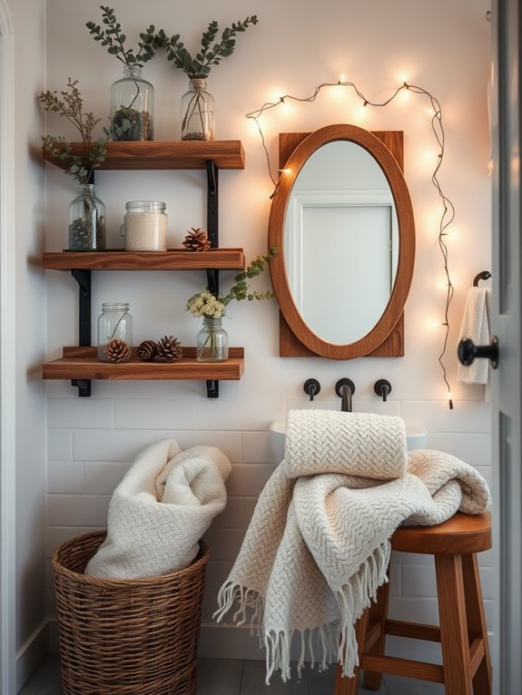 rustic decor for coziness