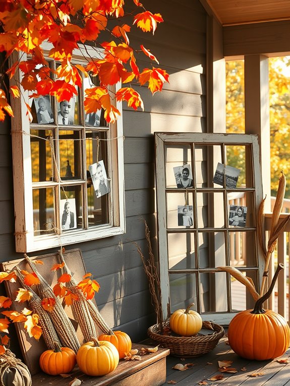 rustic photo display idea