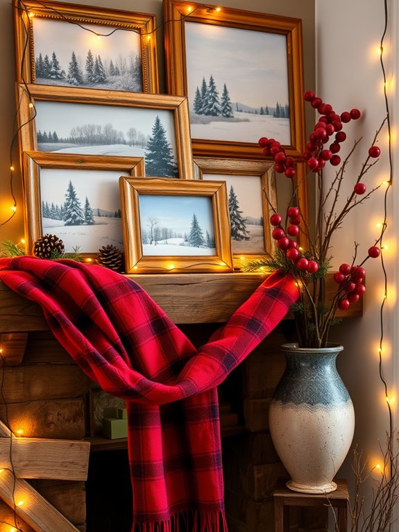 rustic red design accents