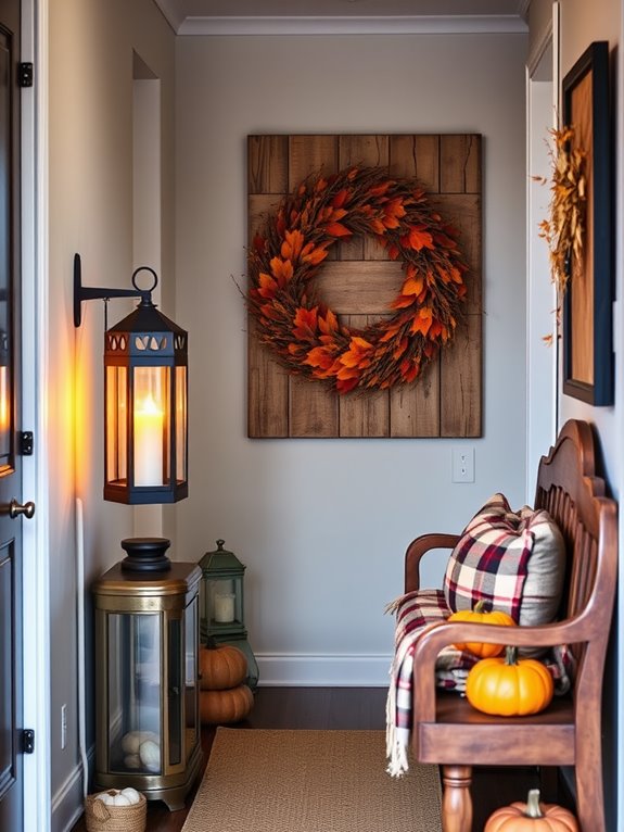 rustic wood and metal