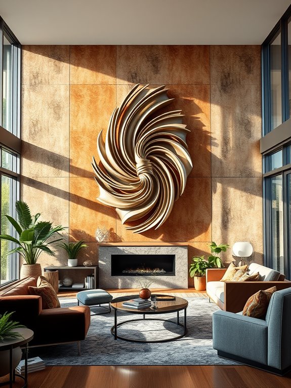 sculptural art decor fusion