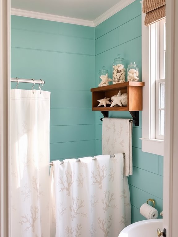 seashells and starfish decor