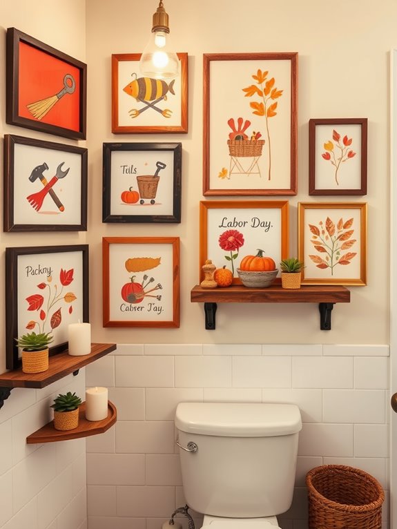seasonal art display changes