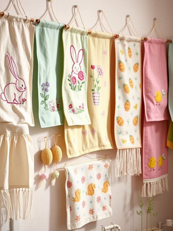 seasonal decorative fabric art