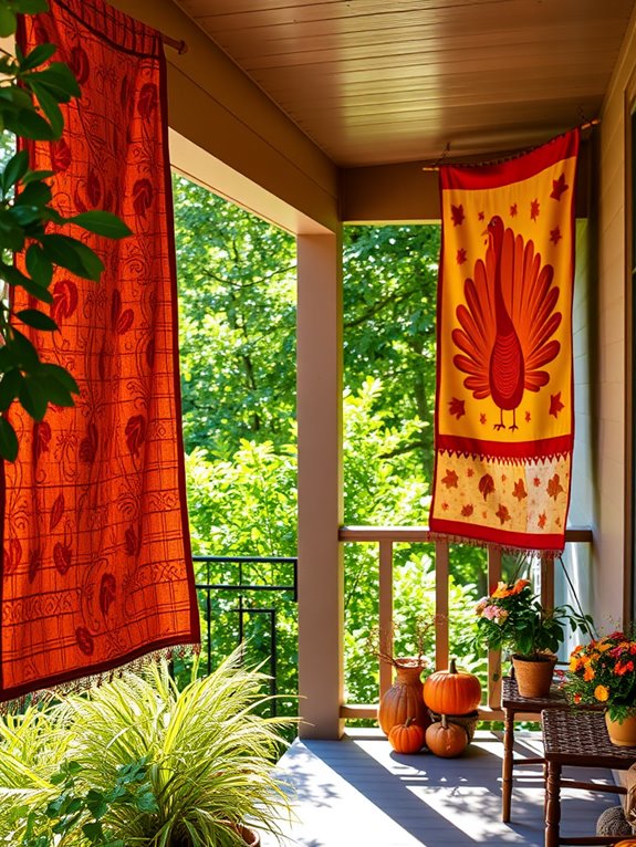 seasonal decorative fabric art