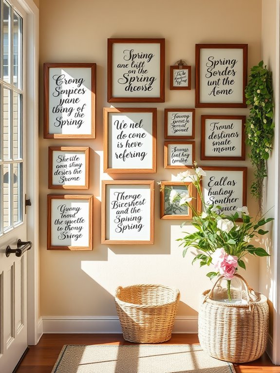seasonal inspirational quote boards