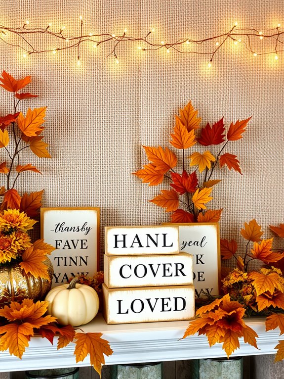 seasonal typography design elements