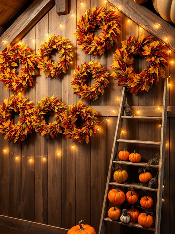 seasonal wreaths and garlands