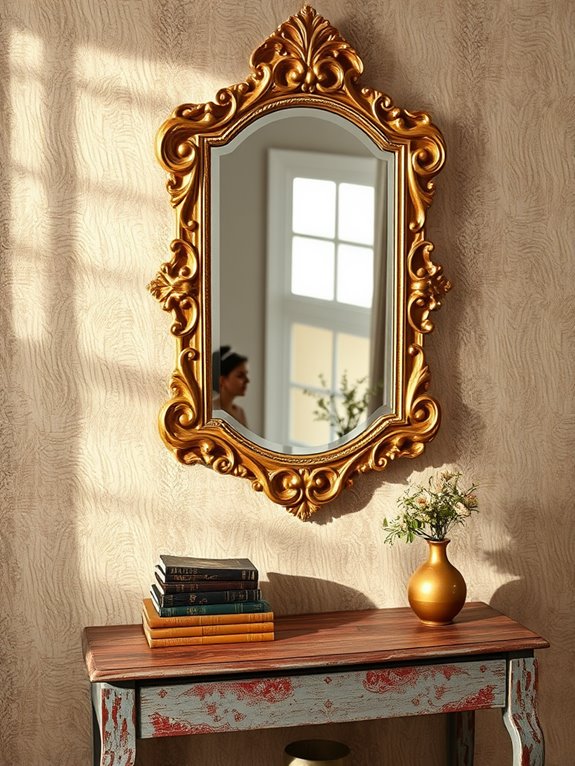 selecting vintage wall mirrors