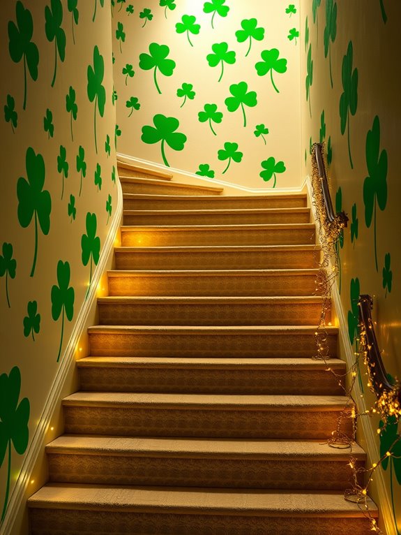 shamrock shaped shadow designs