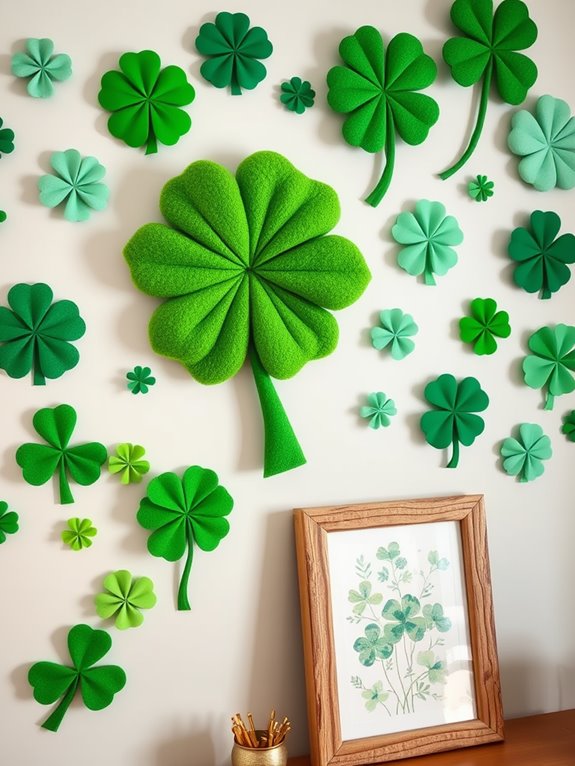 shamrock wall art project