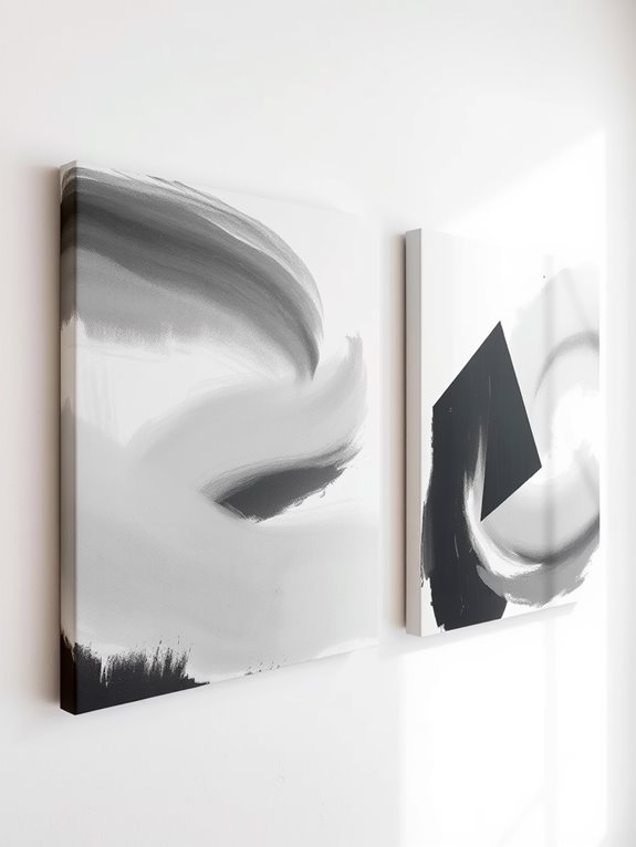 simple black and white