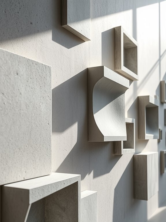 simple concrete wall design
