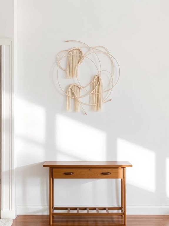 simple handcrafted textile decor