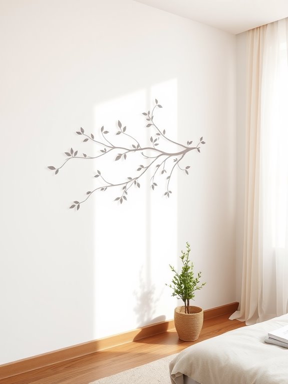 sleek contemporary tree artwork