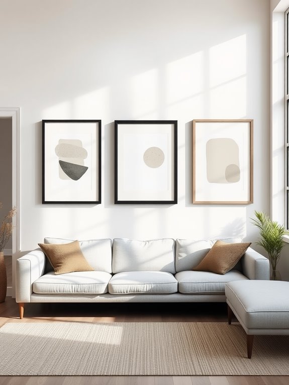 sleek simple picture frames
