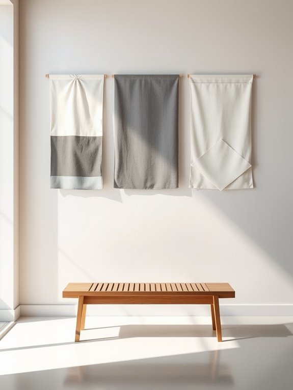 sleek sophisticated minimalist textiles