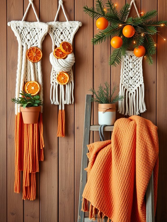 soft orange design accents