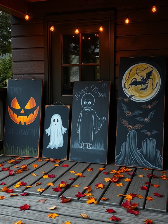spooky greetings for visitors