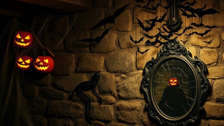 spooky halloween basement decorations