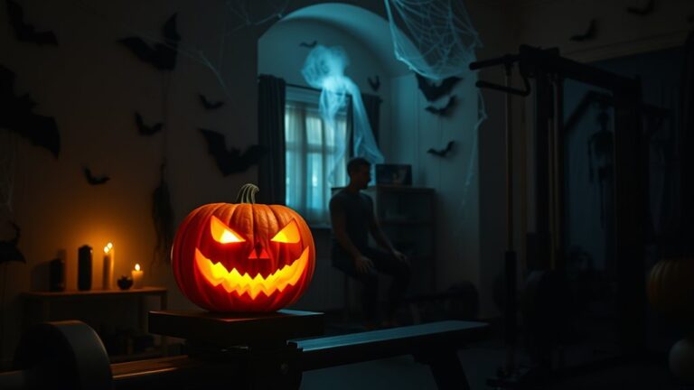 spooky halloween gym decorations