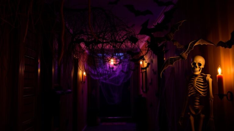 spooky halloween hallway decorations