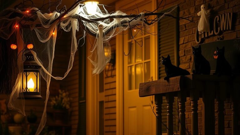 spooky halloween porch decorations