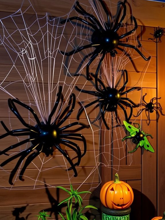 spooky insect themed decorations