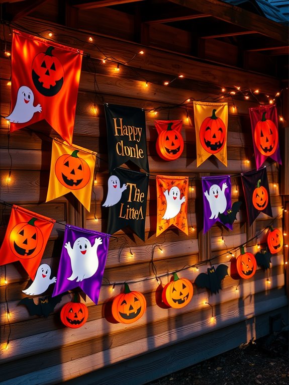 spooky seasonal decor banners