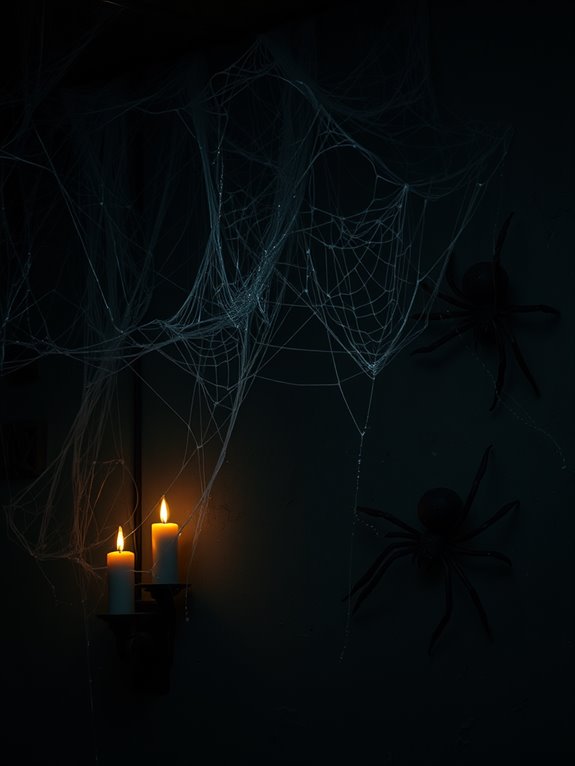spooky webs and arachnids