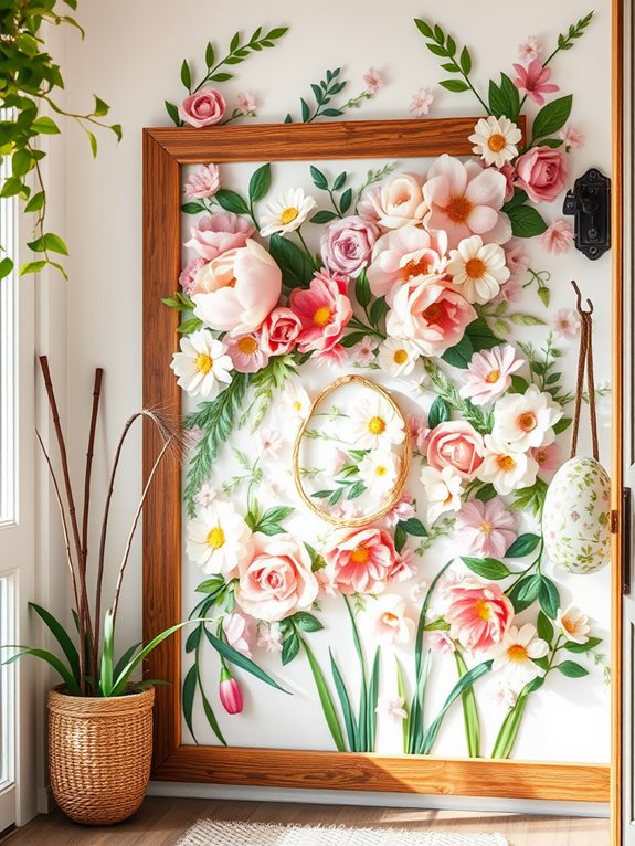 spring inspired floral decor