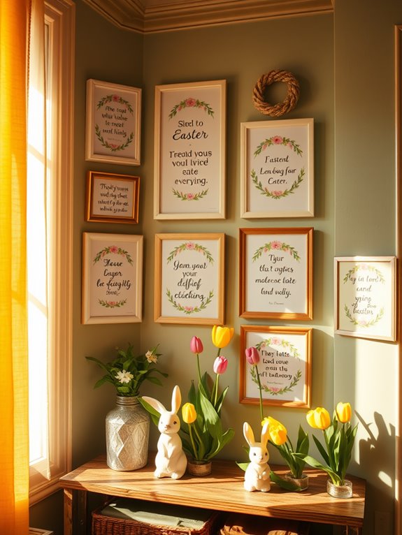 spring inspired quote art
