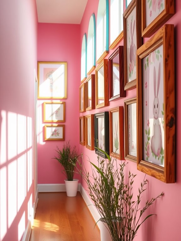 spring themed decorative frames