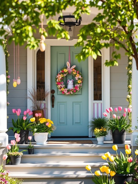springtime decorative wreaths