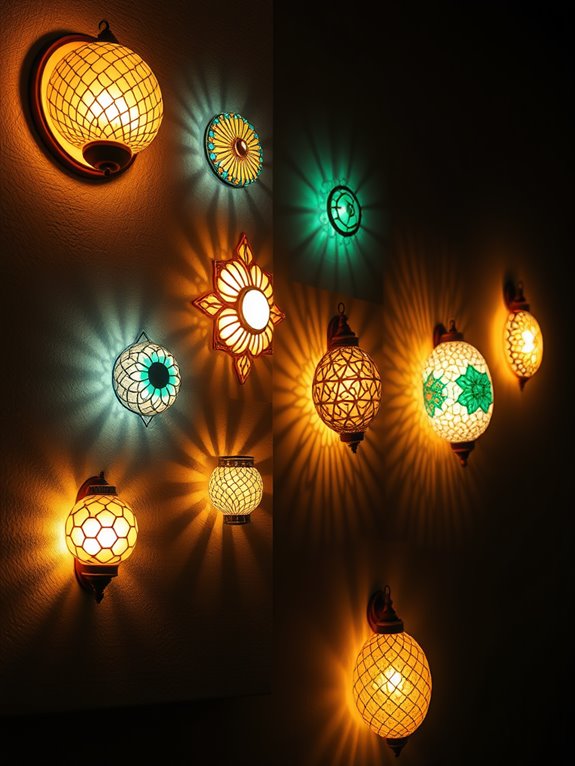stylish artistic wall lighting