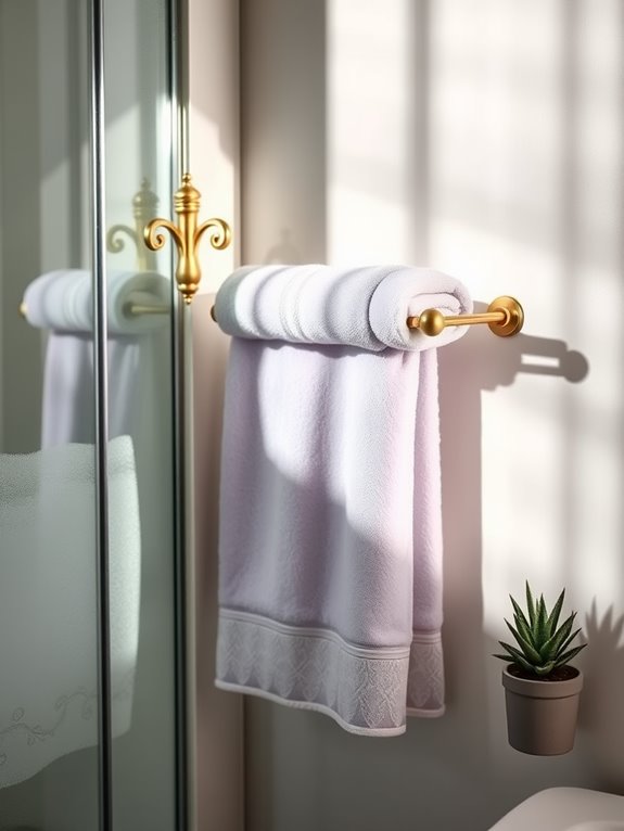 stylish bathroom towel holders